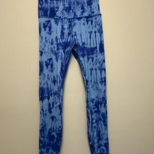 Lululemon Align High-Rise Pant 25” Cool Nulu Women’s Sz–6 Game Day Blue Tie–Dye